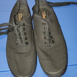 Safe step black shoes